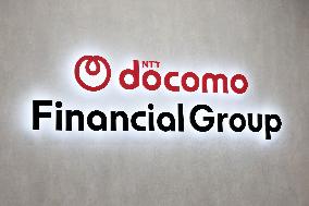 NTT DOCOMO Financial Group Sign and Logo